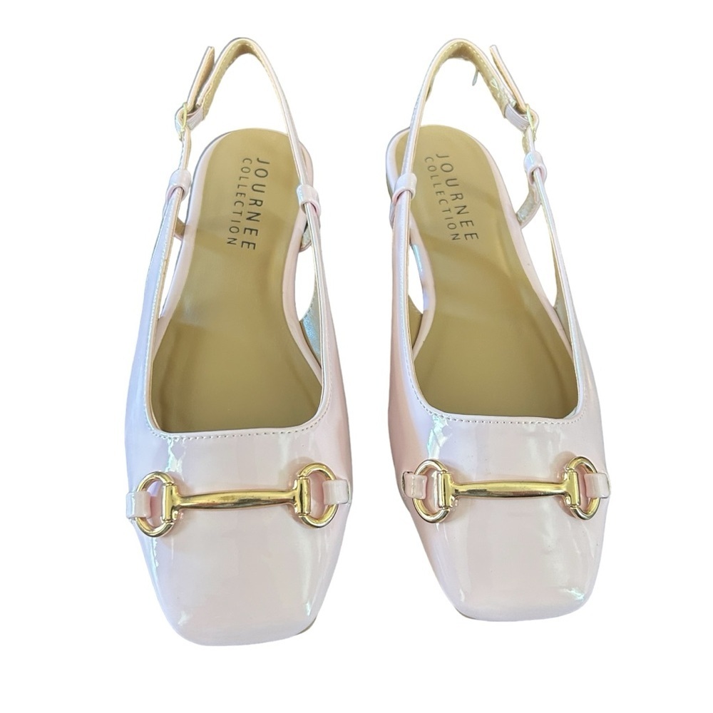 Journee collection Ceecy Slingback Flats Size 7